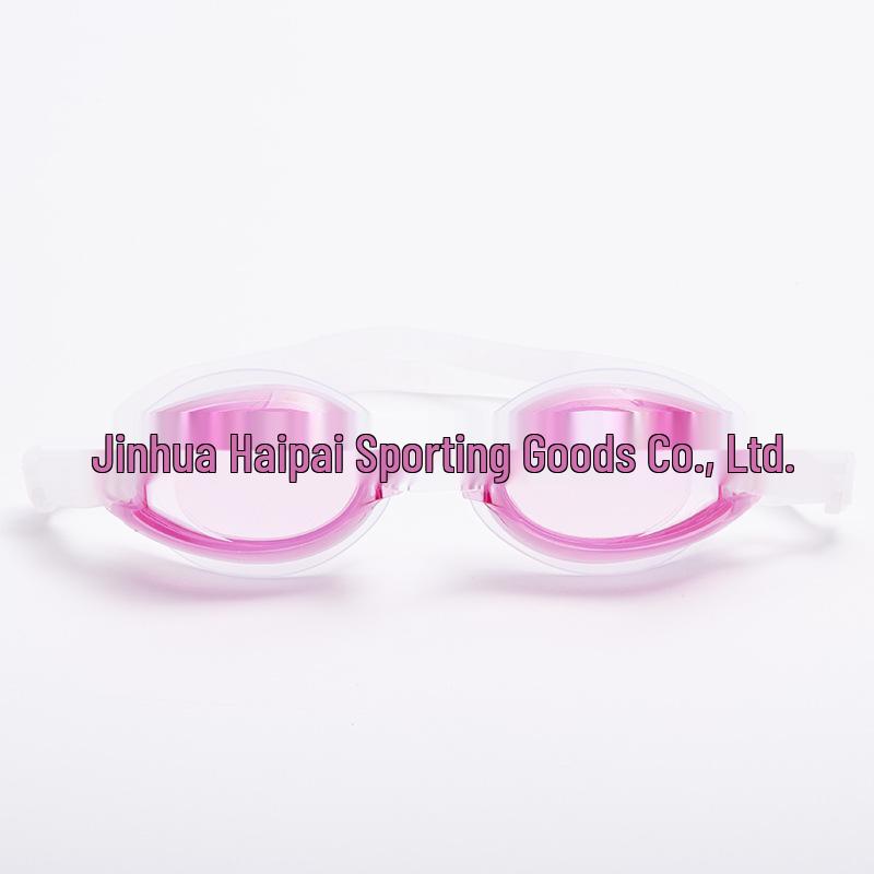 Gafas de natación unisex de silicona, impermeables y planas, de alta definición, en caja