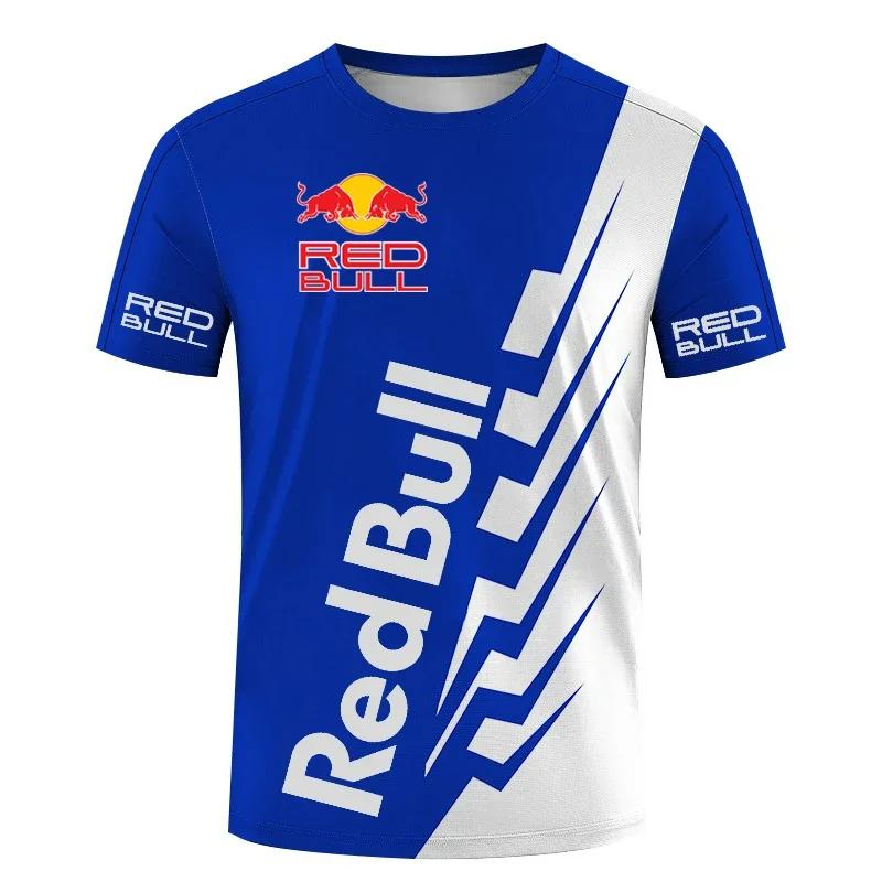 Red Bull Racing Team Bekleidung F1 Formelrennen T-Shirt Herren Motorrad Off-Road Fahren Trainingsshirt