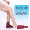 Sock Puller Helper Tool No Bending Easy On Sock Aid Device Soft Padding for Knee Surgery Recovery Patients Elderly