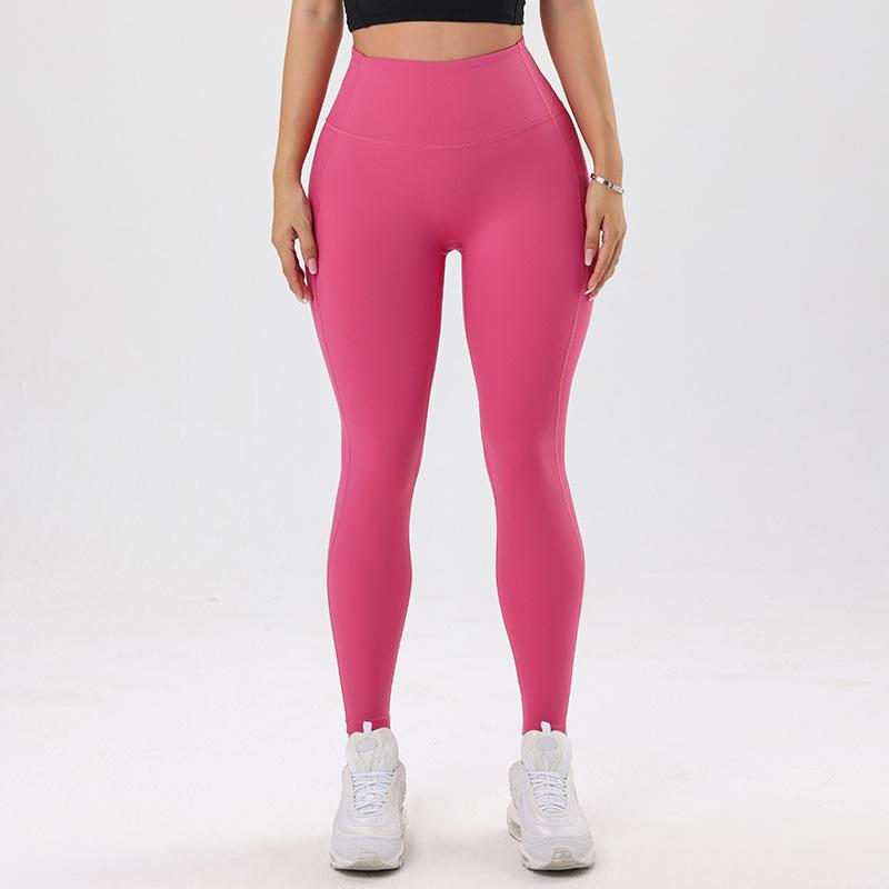 Sportovní kalhoty na jógu Fitness Bottom Kalhoty s vysokým pasem Fitness Kalhoty na zpevnění bříška Hip liftingové kalhoty na jógu pro ženy