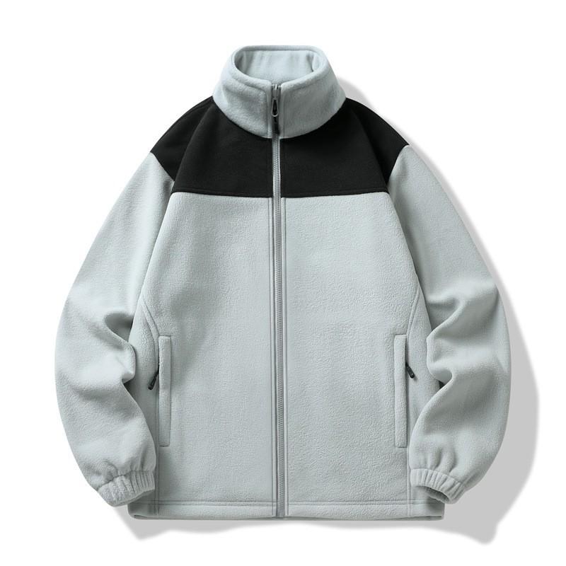 Unisex Fleece Jacket Outdoor Activities Warm Breathable Polar Inner Layer Hiking Running Camping