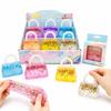 Glitter Filling Purse Fidget Toy Mini Squishy Toy Prize Box Toys  Jelly Handbag Toy