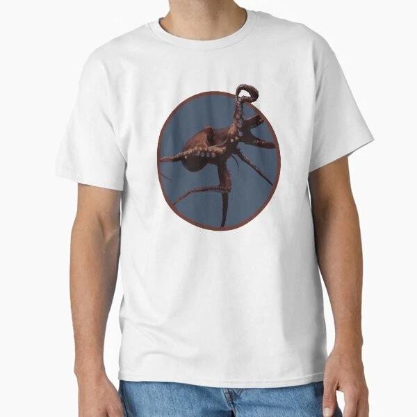 Red Octopus The Alien Of The Sea Classic Tshir Made In Usaaus Tshirt S2xl S