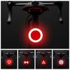 Heart Shape Design Bicycle Taillight USB Rechargeable Bike Seatpost Light  Night Riding