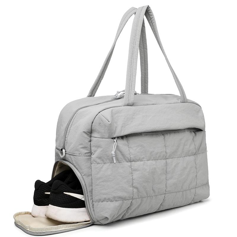 Gym Bag Travel Duffel Bag With Shoe Compartment Waterproof Shoulder Bag