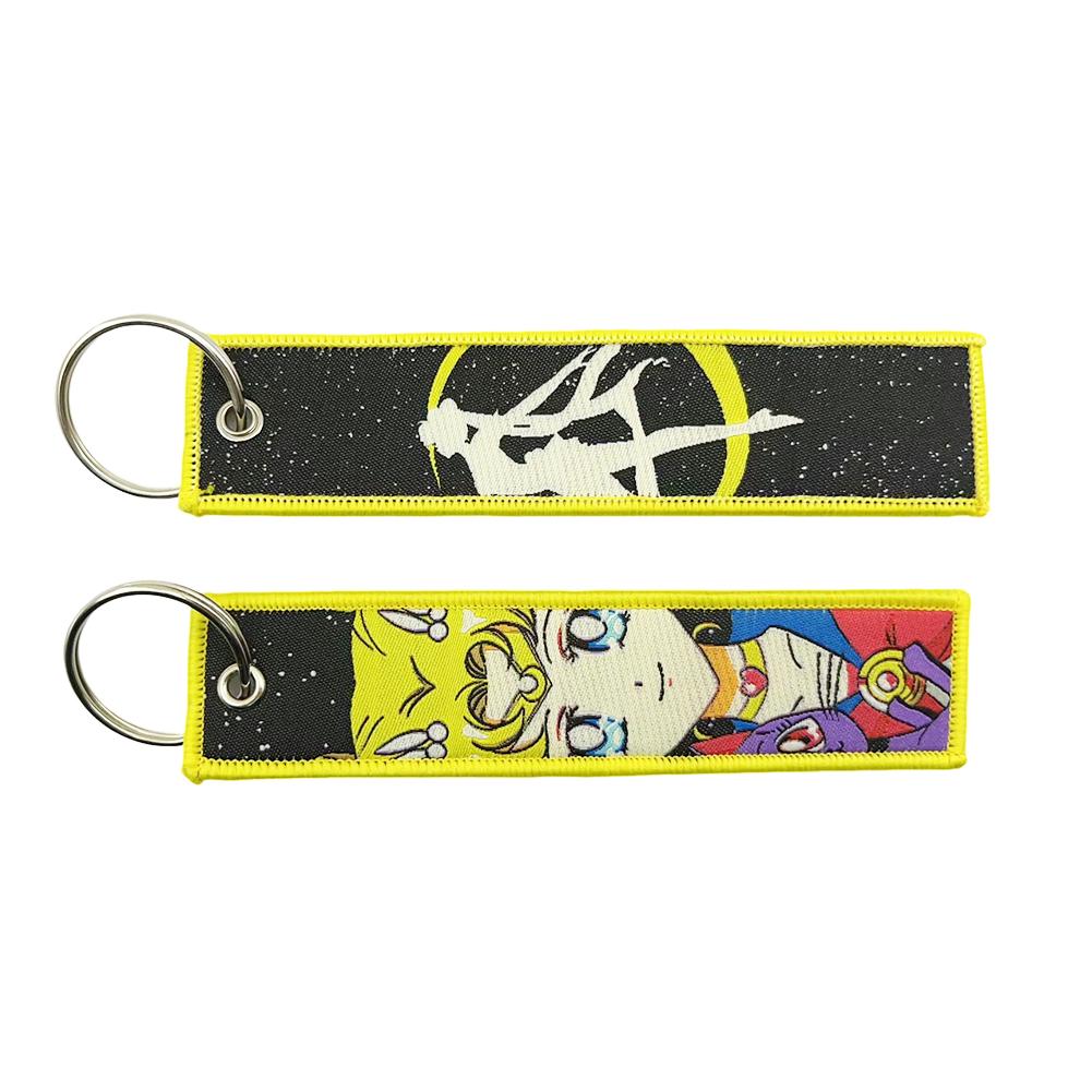Anime Schloss Schlüsselanhänger Fan Geschenke Jet Tags Stickerei Schlüsselanhänger Niedlicher Auto Anhänger Schlüsselanhänger Schmuckstück Tasche Geldbörse Anhänger Zubehör Geschenke