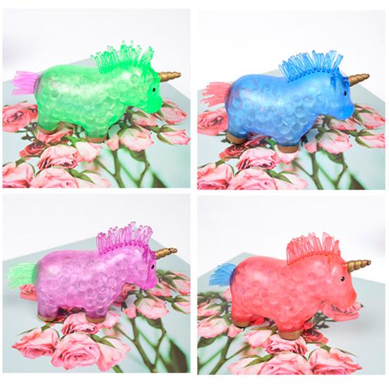 Einhorn Stressball Weiches Quetschspielzeug Sensorisches Wasserkugelspielzeug Stress