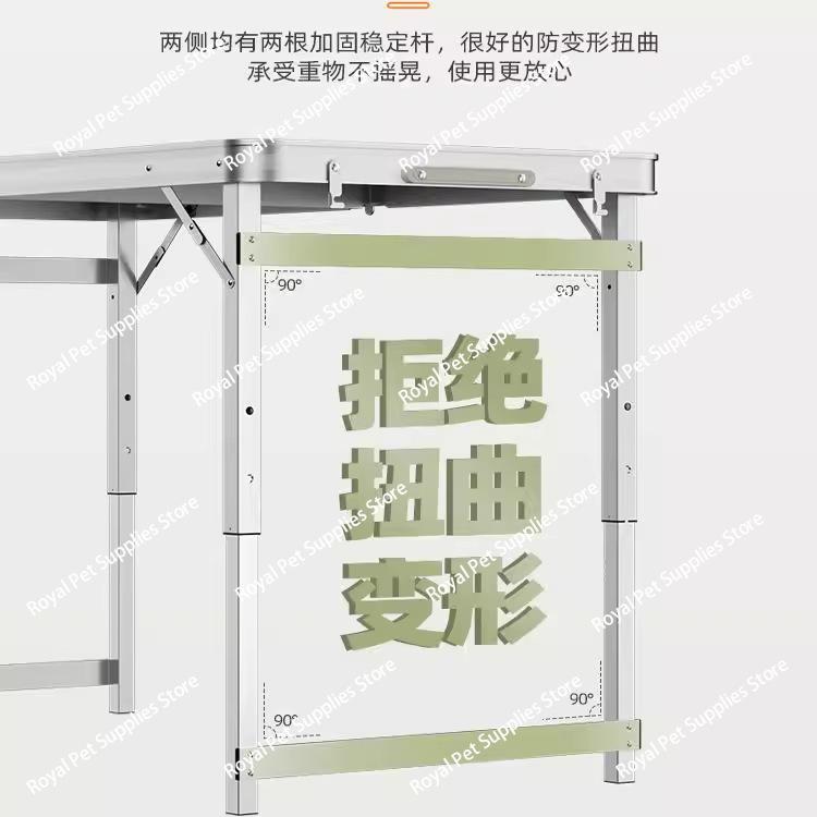 Outdoor Portable Folding Table And Chairs Set for Camping Picnic Work Stall Lightweight Travel Table with Stool