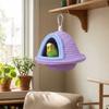 Warm Sleep Bird Cage Nest Windproof Thickened Bird Hanging Bed Bite Resistant Handmade Weave Pet Habitat Pet Parrot