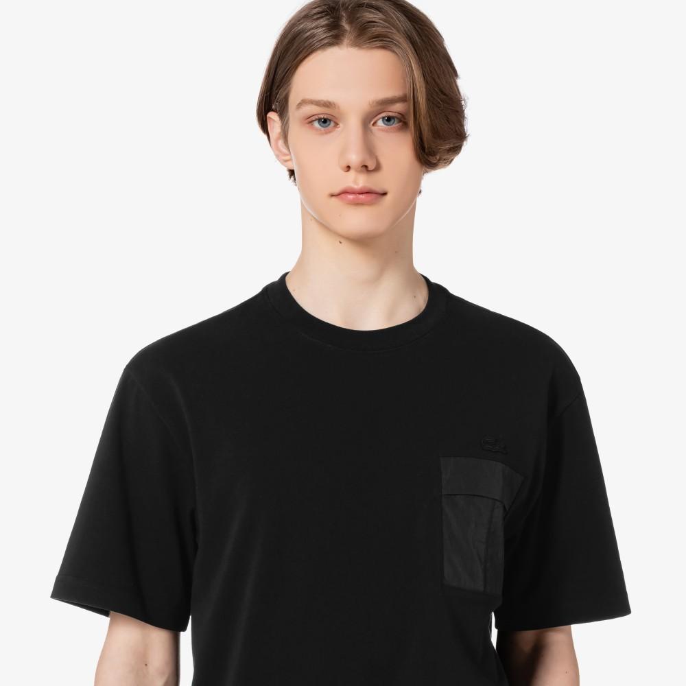 Lacoste Men's Strong Yarn Woven Pocket T-shirt TH258E-55G031