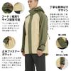 Rainwear Rain Suit Set and Golf Wear Windbreaker Mountain Parka Waterproof Raincoat Breathable Waterproof Windproof Lightweight Outdoor Golf Fishing