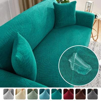 Copridivano Jacquard Ispessito per Soggiorno Copridivano Elastico Spesso Impermeabile 1/2/3/4 Posti Copridivano Angolare a L