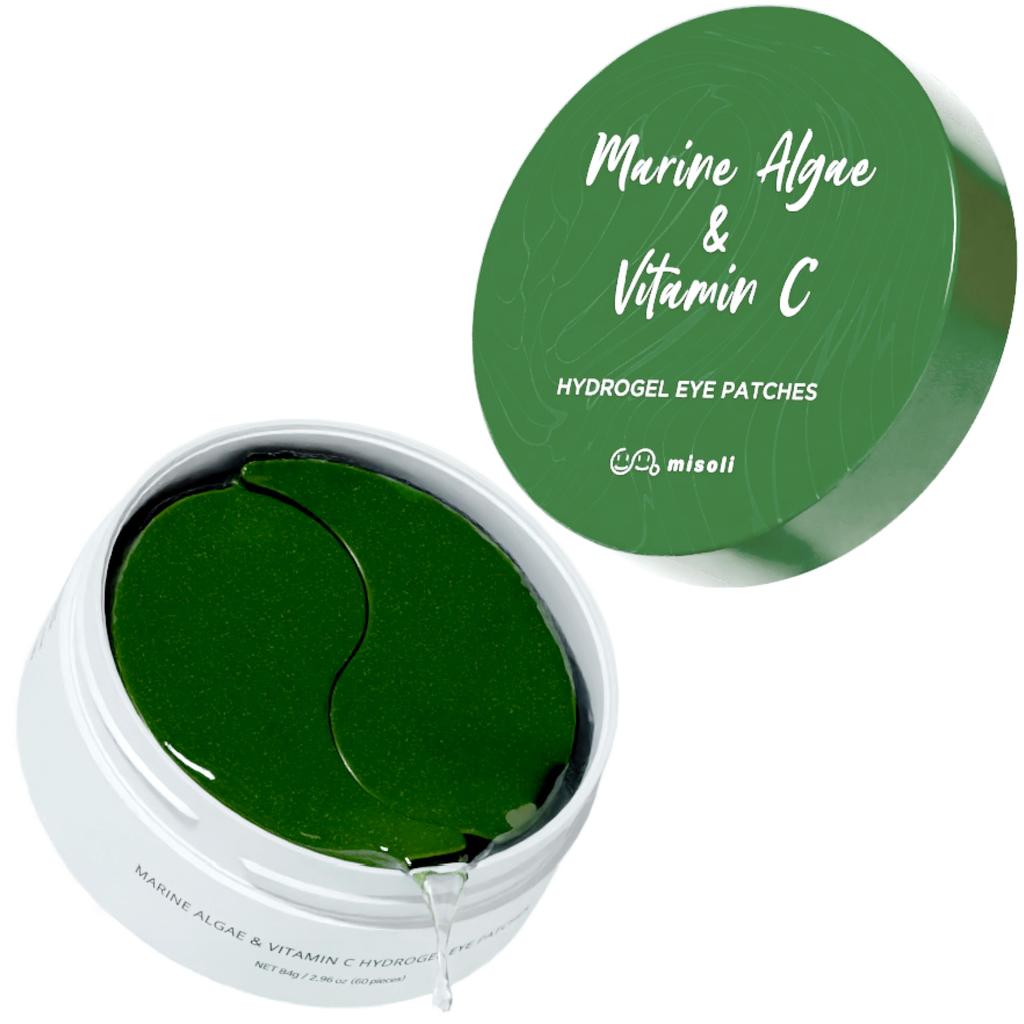 Marine Algae Vitamin C Eye 60 Eye Patches for Under Eye and Eye Suitable for Korean Cosmetics [Misoli & Mask, Sheets] Eyes, Area, Mouth, Care, Men,