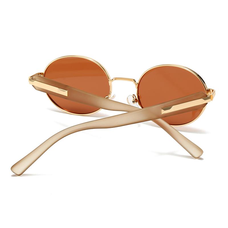 Trendy Retro Round Sunglasses for Men Women Cross Border European American Ins Style Street Photography Modern Charm