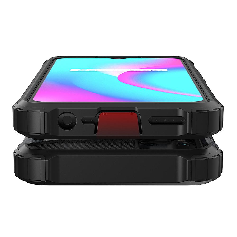Realme 10/9i 5G Hybrid Armor Case - Black Rugged Protective Cover