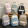 Large-capacity College Style Backpack Simple Casual Sports Korean Couple Backpack