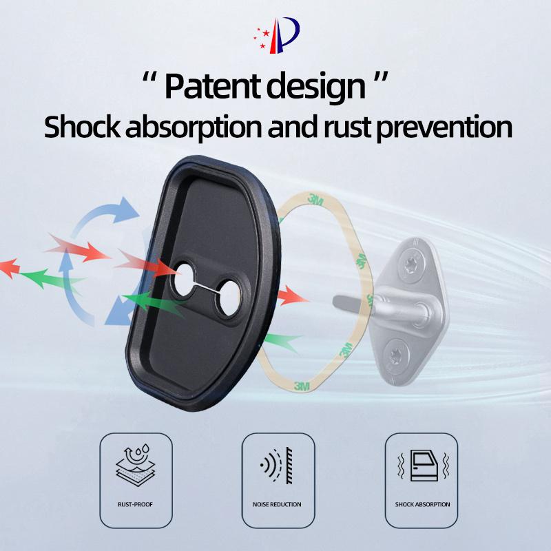 Silicone Car door lock buckle protective sleeve For Renault ESPACE Duster Captur Scenic LAGUNA Fluence Megane R.S Latitude