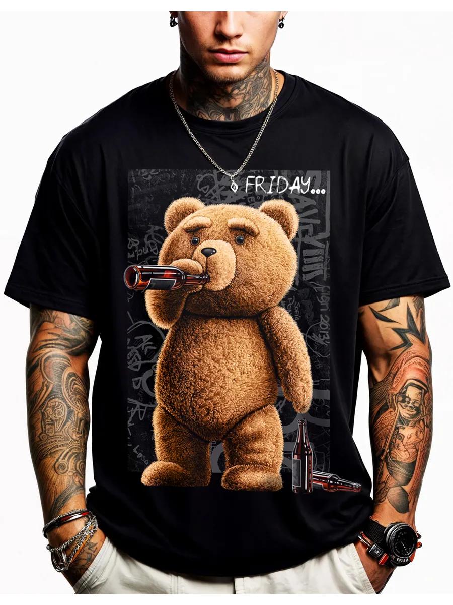 Glow in the dark t-shirt with Teddy print S