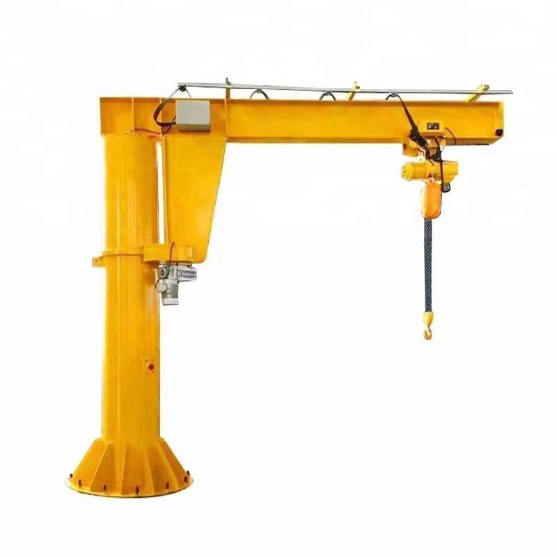 WEZHO Pillar Jib Crane with Electric Hoist