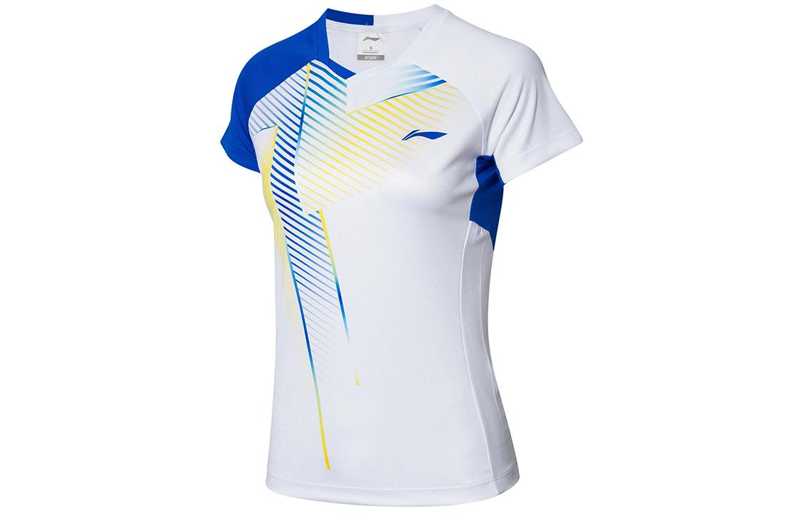 Li Ning Badminton Collection Raglan Sleeve T Shirt Women s White AAYR200-1 XXL