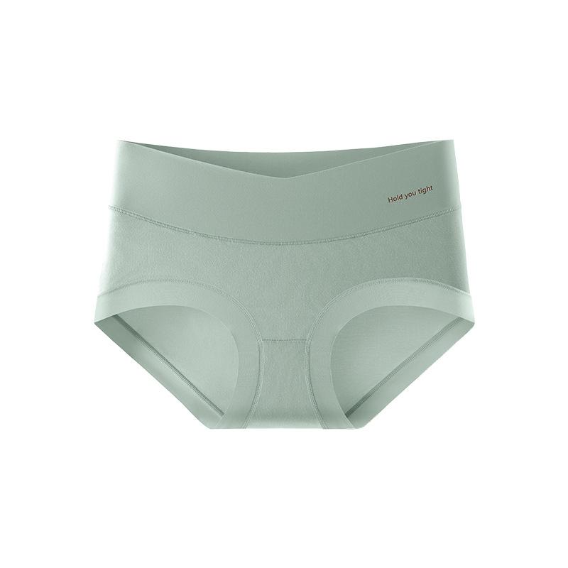 Sexiga midjakalsonger för kvinnors sömlösa mage Krympande Mulberry Silk Antibakteriell Stora andningsbara byxor