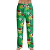 Pajama Pants Sleepwear Casual Drawstring Elastic Waist Pants Comfy Straight Yoga Loose Trousers