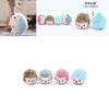 Adorable Hedgehog Plush Toy Soft Stuffed Keychain Doll Cute Small Animal Gift