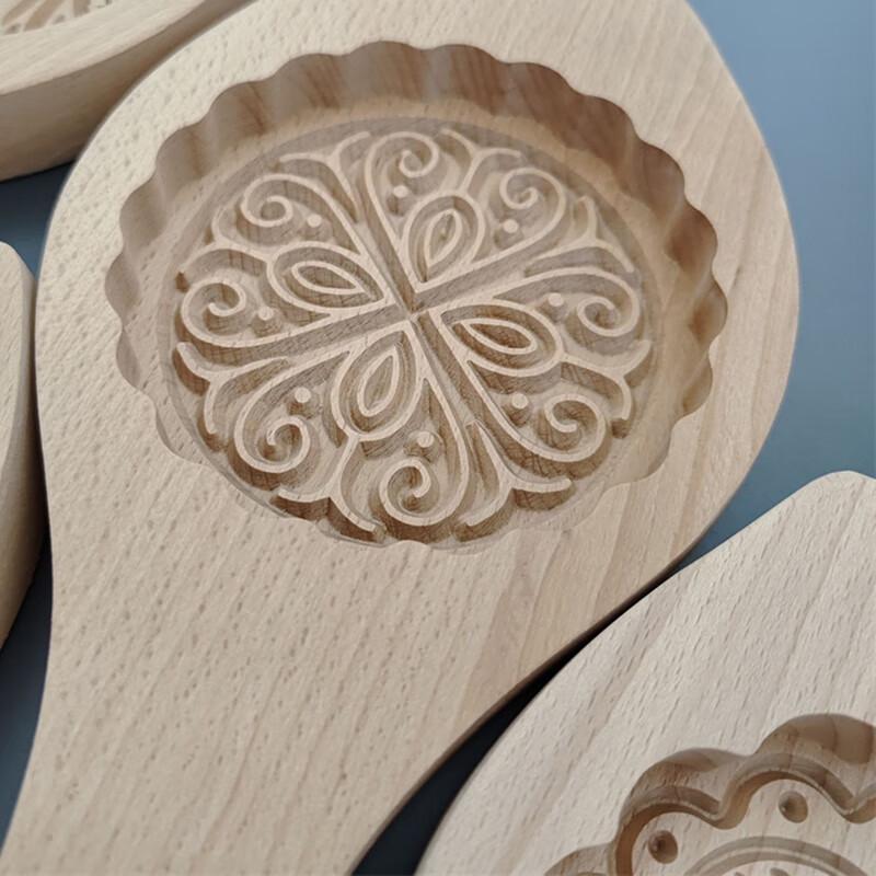 Mid-Autumn Festival Wooden Mooncake & Pastry Mold