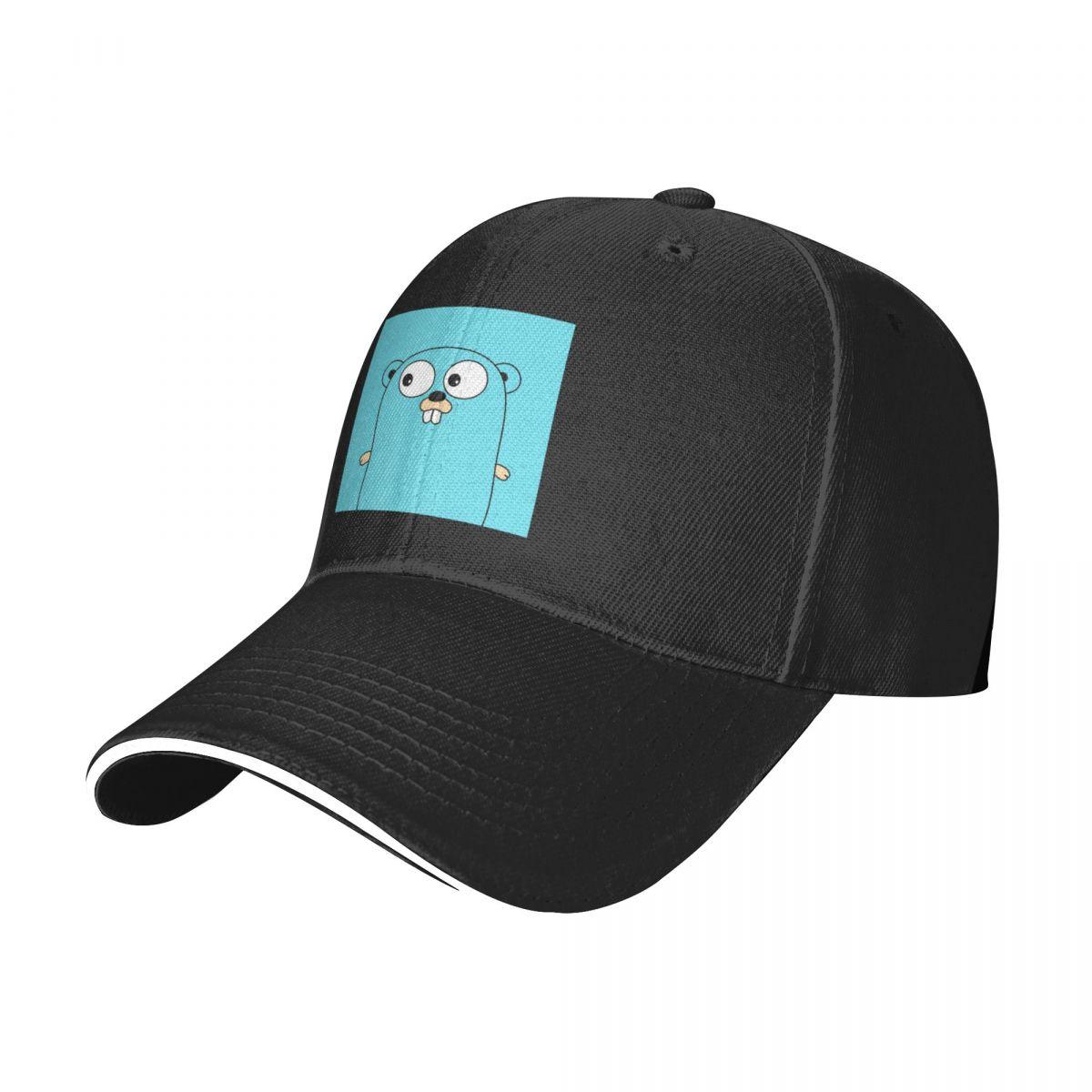 

Golang Gopher Женская шляпа Унисекс Кепка для гольфа Бейсбольная кепка Snapback Кепка Балаклава Летние дышащие спортивные кепки