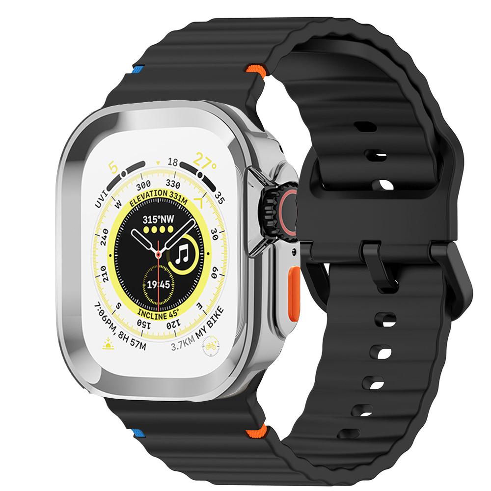 Hülle+Silikonarmband für Apple Watch Ultra 3 2 49mm 46mm 42mm 45mm 44mm 41mm 40mm Uhrenarmband Für Serie 11 10 9 8 7 6 5 4 SE3/2/1