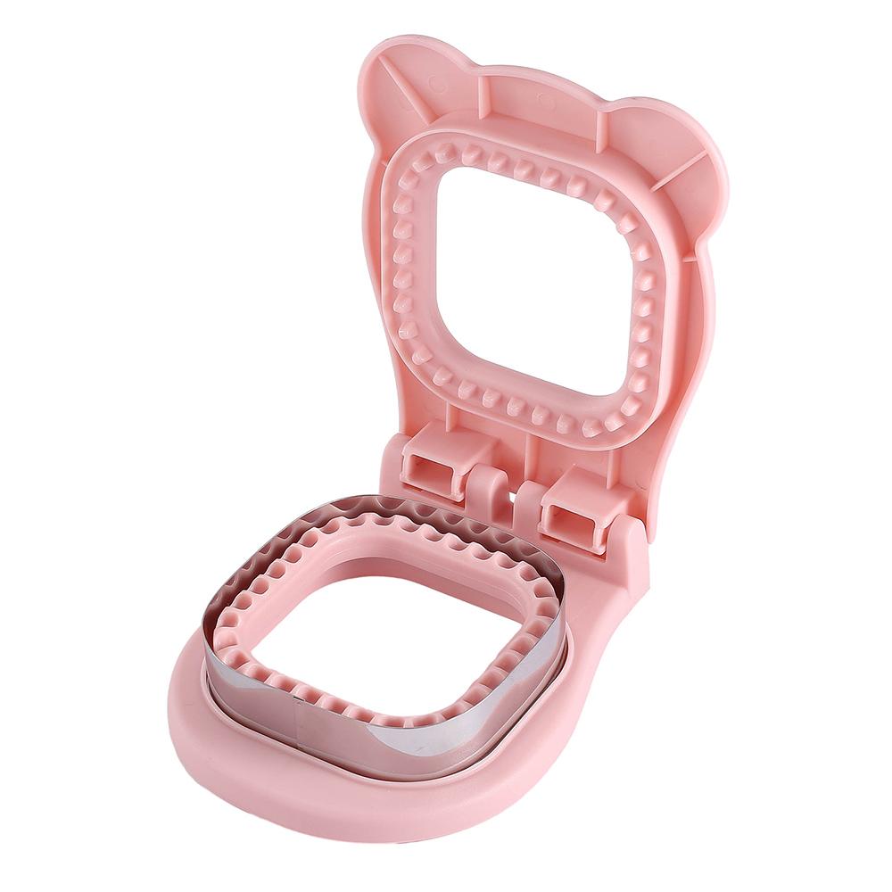 Stainless Steel Sandwich Cutting Square DTY Baking Tool with Hand Guard Household Toast Bread Mold
