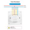 Graffiti Zigbee Smart Switch: Universal Single Live/Neutral 86-Type Button with Magnetic Holding Relay for All-Room European/British Use.