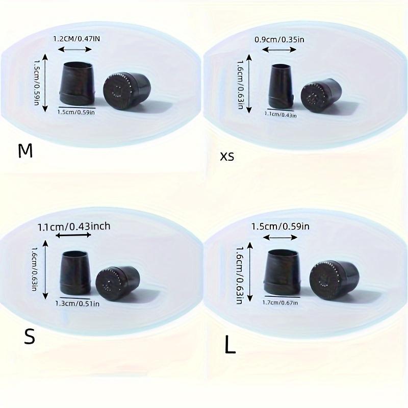 

8 шт. Накладки на высокие каблуки - Элегантные, Нескользящие, Шумопоглощающие, Ультратонкие пластиковые протекторы для каблуков 4 размеров для женской обуви 1 set (8 pieces)