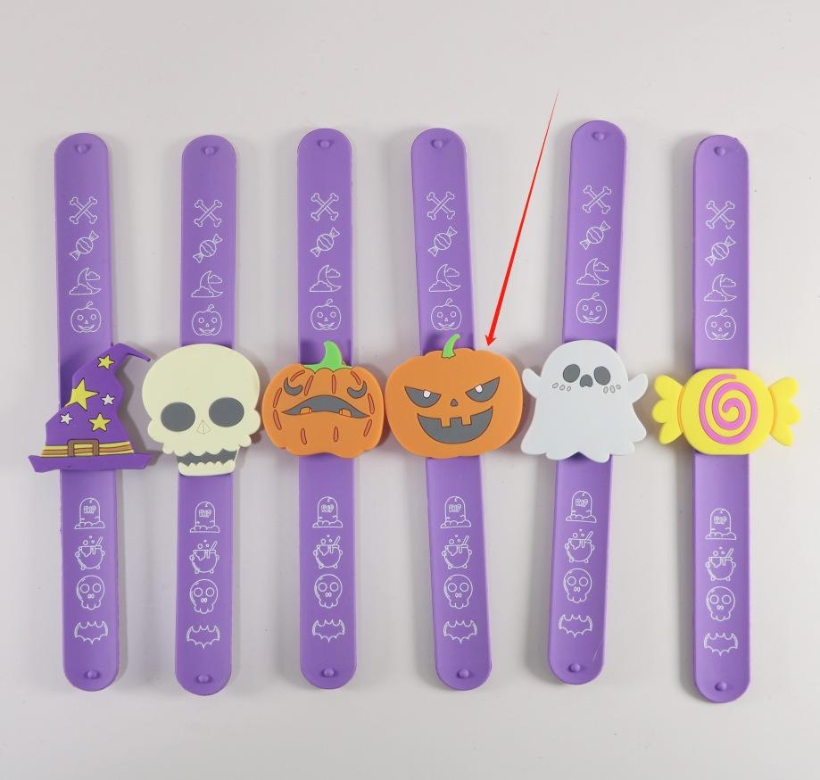 Cartoon Halloween Snap Bracelet for Kids - Creative and Fun Party Decoration
