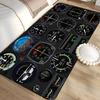 Fighter Aircraft Control Cockpit Hallway Carpet Washable Non-Slip Living Room Sofa Chairs Area Mat Kitchen Doormat Area Rug