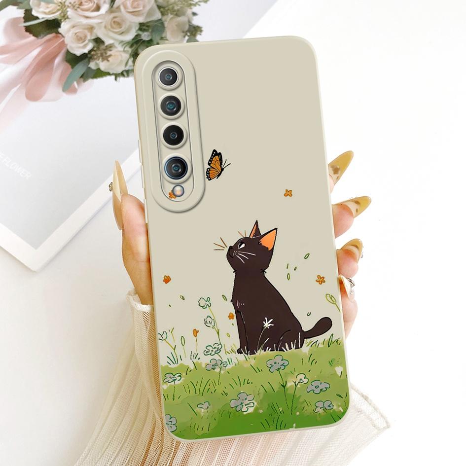 For Xiaomi Mi 10 5G Case Popular Flower Daisy Soft Silicone Shockproof Cover For Xiaomi Mi 10 Pro 5G Funda Mi10 Mi10Pro 5G Shell