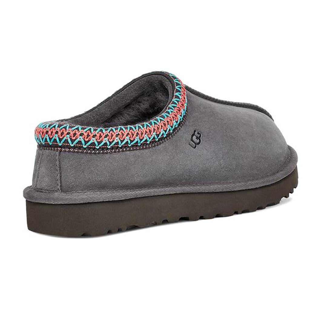 UGG Tasman Shearling Dark US7 Women's Sandals/Slippers, 5955, Grey, (24.0cm) [Used]