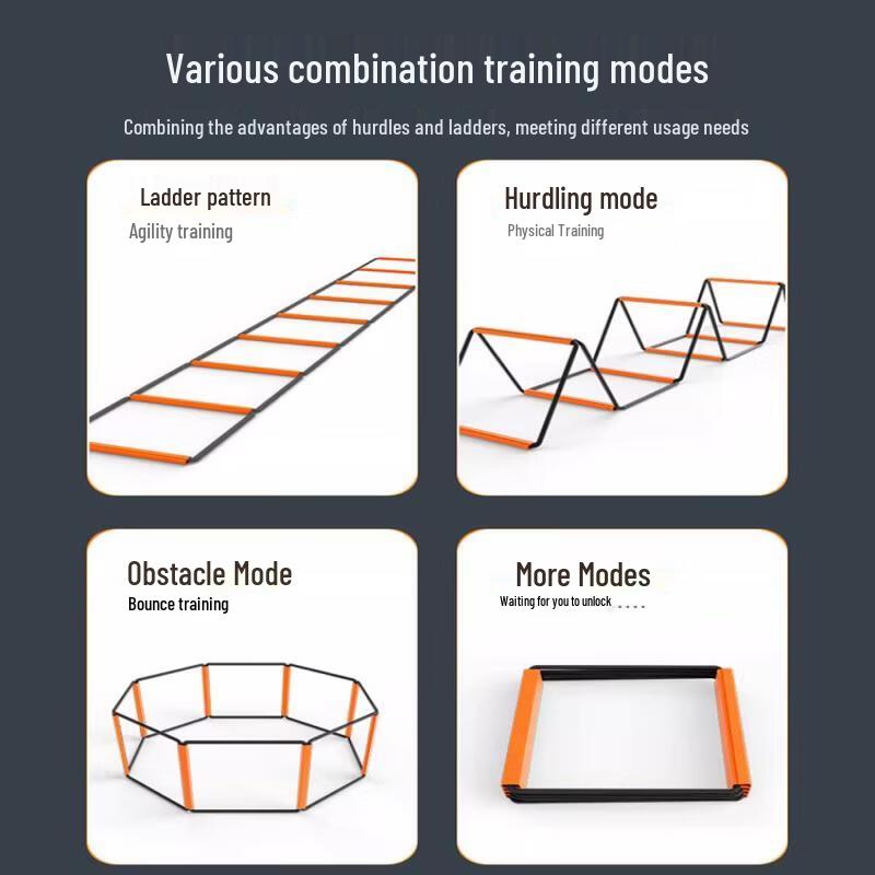 Multi-functional Butterfly Agility Ladder