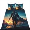 Movie 3d S-Stars Yoda Duvet Cover pillowcase Bedroom Decoration Children Gift adult Single Double bed Large SizeZip Duvet Cover