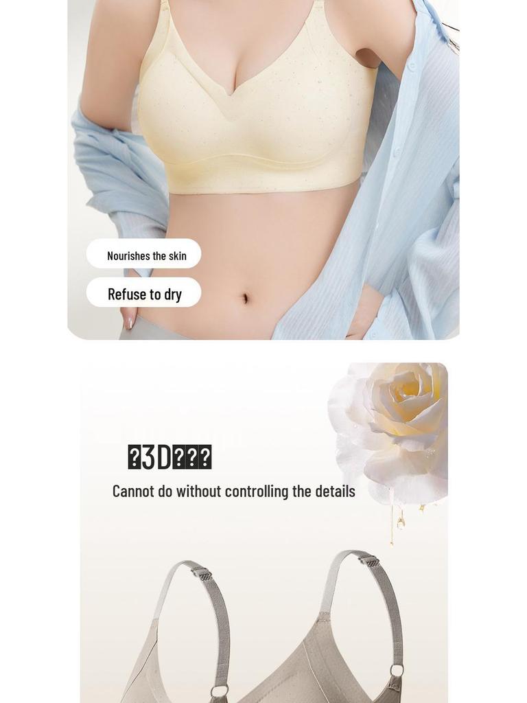 Seamless Comfort Lift Bra: Breathable, Wire-Free, Push-Up, Prevents Sagging, Enhances Shape, Beautiful Back Design.