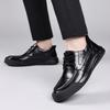 Men'S Casual Leather Shoes Men'S High-End Breathable First-Layer Cowhide Soft-Soled Leather Shoes Versatile Business Men'S Shoes