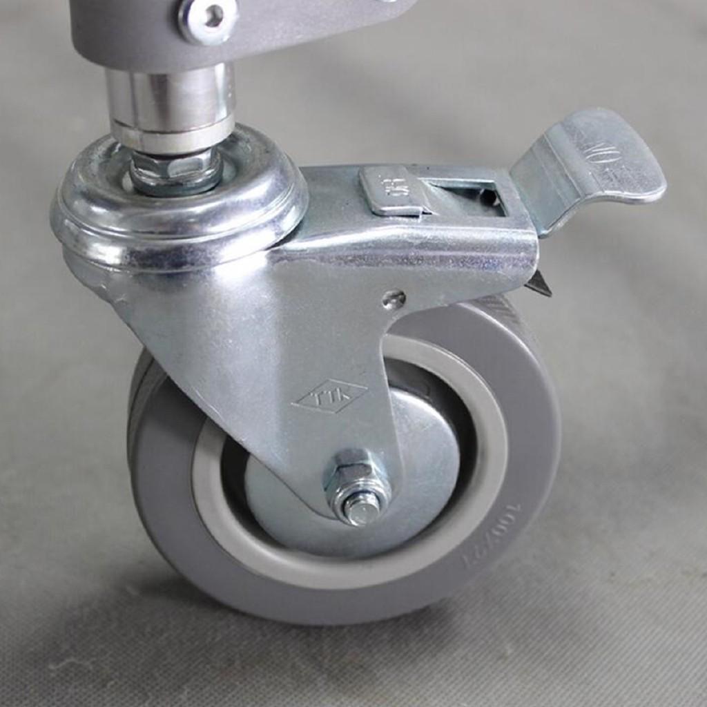 3 in 1 Aluminum Alloy Commode Chair Bathroom Shower Toilet Wheelchair Household Portable Elderly Closestool