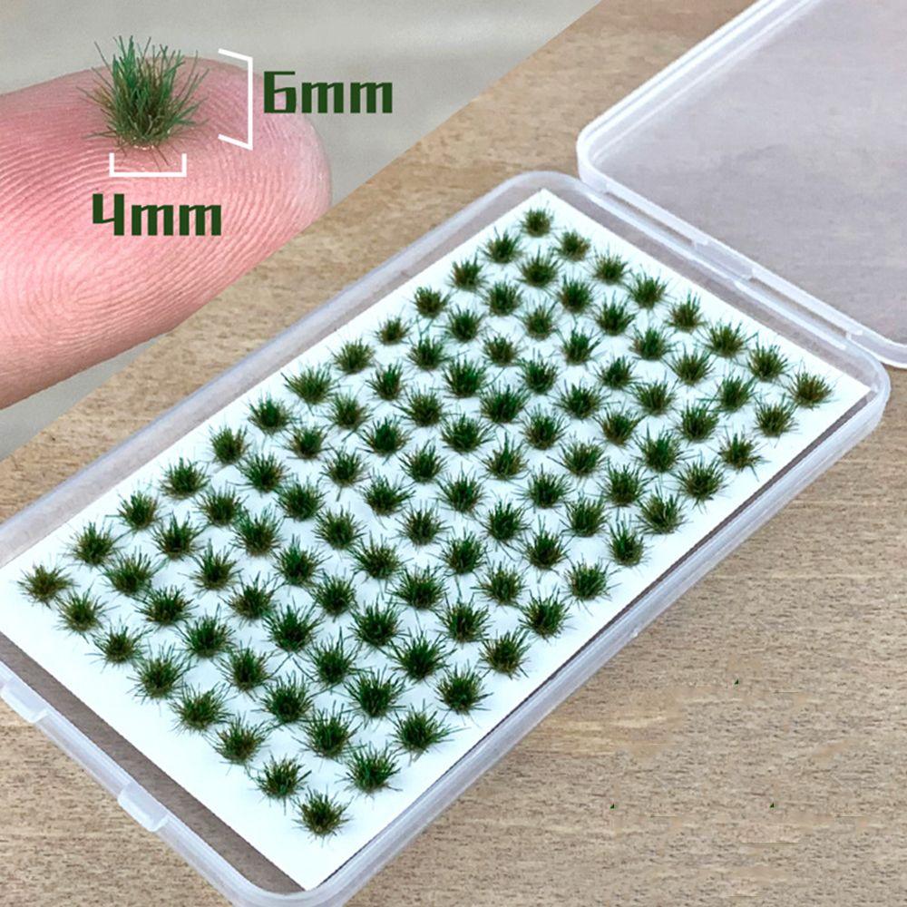 Mutlicolor Simulation Grass Nest Model Sand Scene DIY Material Realistic Grass Tuft Miniature Grass Bushes Plant Cluster Scenery
