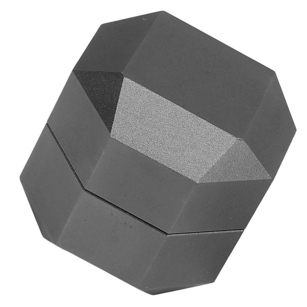 Octagonal Billiard Chalk Storage Box 2 Layer Aluminum Chalk Holder Billiard Accessories for Sports Black