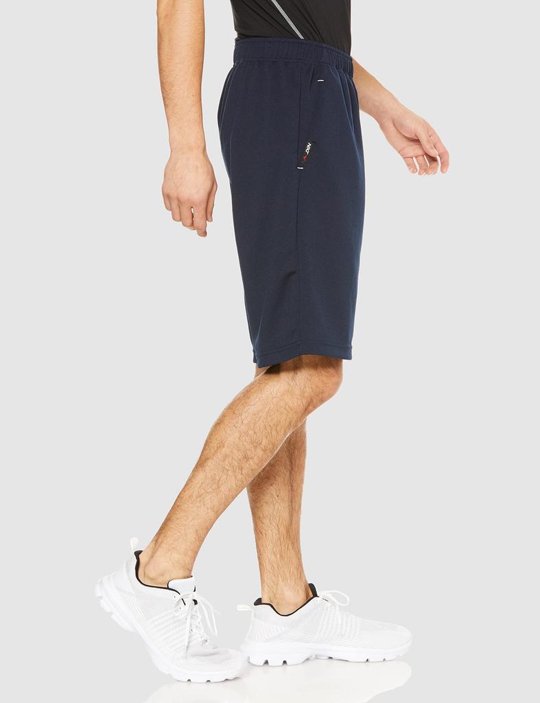 Mizuno Training Slim Dress Size S N-XT Wear, Warm-Up Shorts, Sweat-Wicking, Quick-Drying, Fit, 32JDA211, Men's Navy,