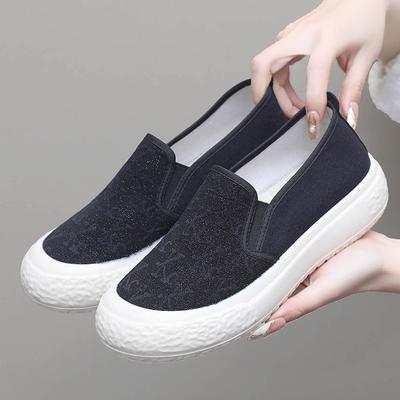 Novo Estilo Primavera e Outono Casual e da Moda Sapatos Femininos Velho Pequim Sola Reta Confortável Sapatos de Pescador Coreanos