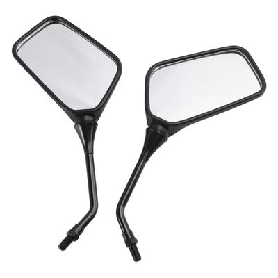 Coppia Specchi Neri M10 Specchietti Retrovisori Per Kawasaki KLR250 KLR600 KLR650 1984-1990
