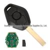 Compatible BMW EWS Straight-Blade Key Remote with Switchable 315/433MHz Frequency, ID44-7935 Chip.