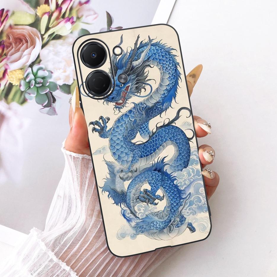 For Tecno Spark GO 3 5G Case KN3 Colorful Flowers Luxury Painted Cover Soft TPU Phone Case For Tecno Spark GO 3 SparkGo 3 Fundas