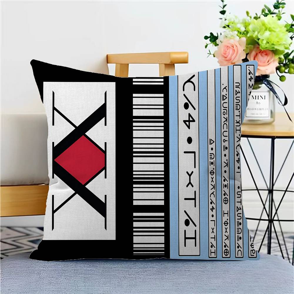 Anime Hunter X Hunters Personalized Pillow Dust Cover Bedroom Kids Party Decoration Pillowcase Birthday Children Gift
